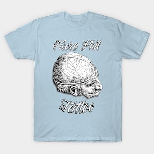 Necro Phil Tattoo Dissected Head T-Shirt